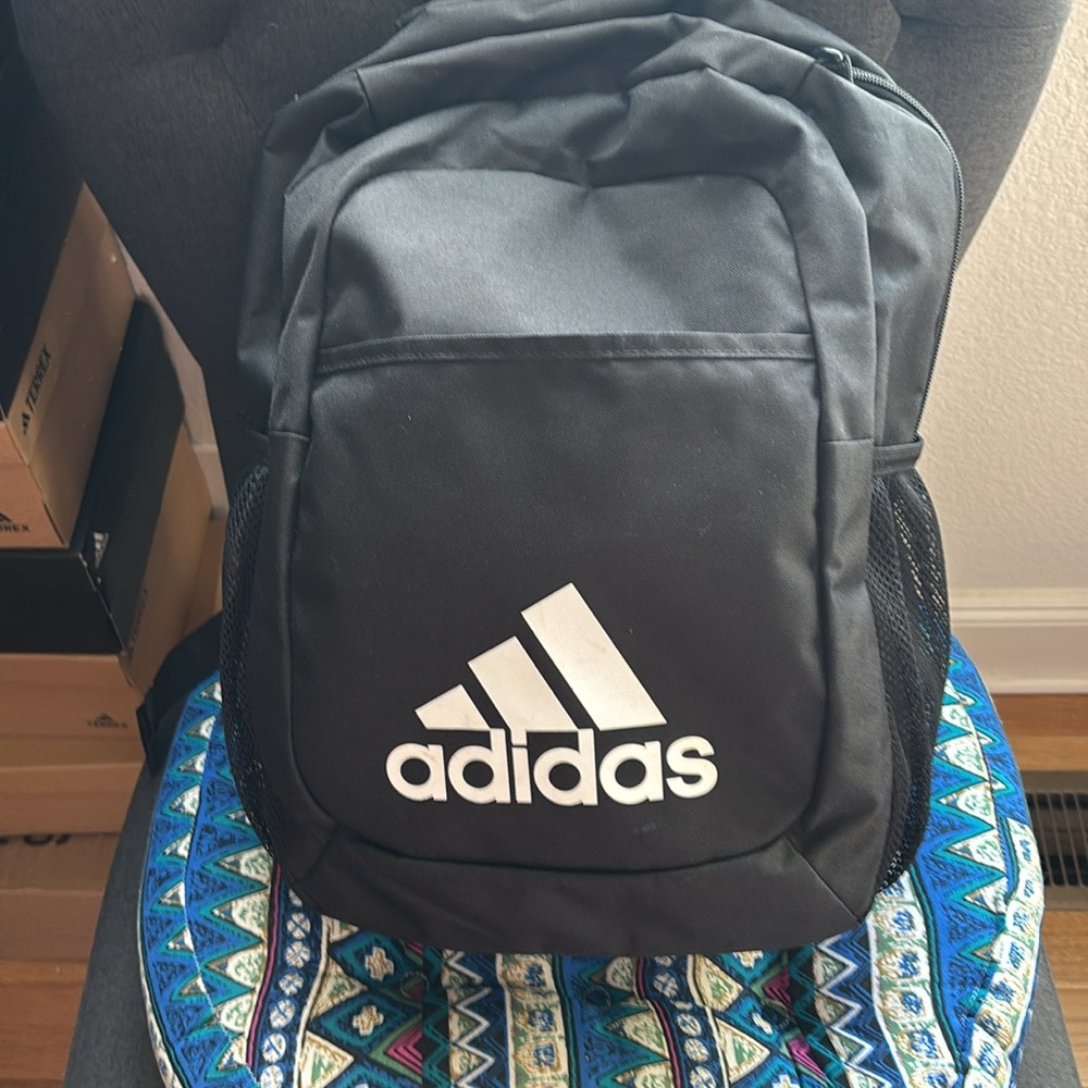 Adidas Black Backpack/ Medium Size - image 1